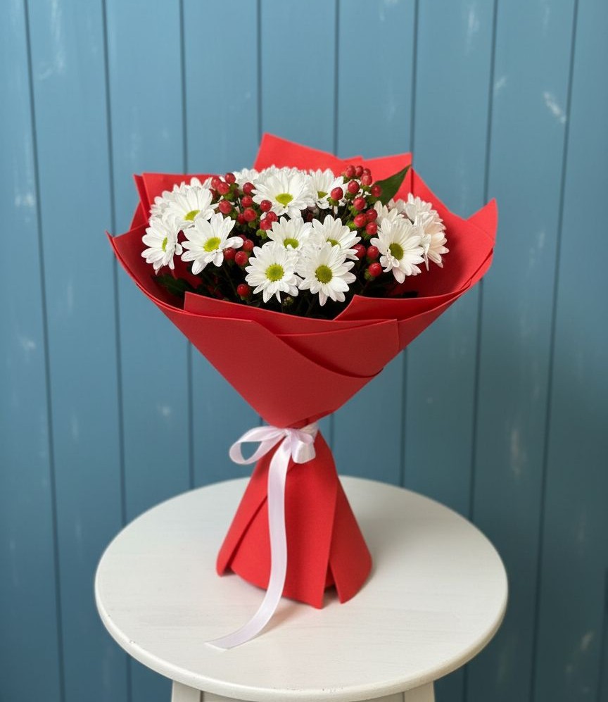 Букет цветов из: Хризантемы в Октябрьский Волгоградской области