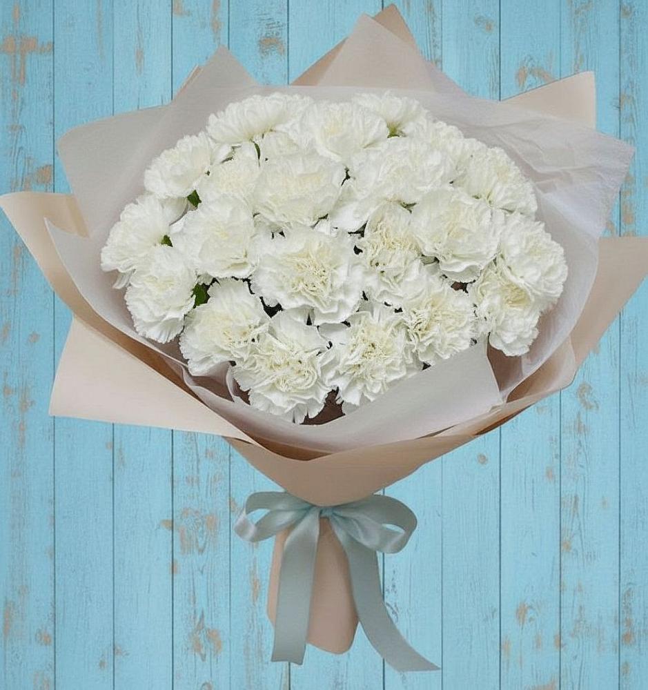 Букет цветов из: Гвоздики в Октябрьский Волгоградской области