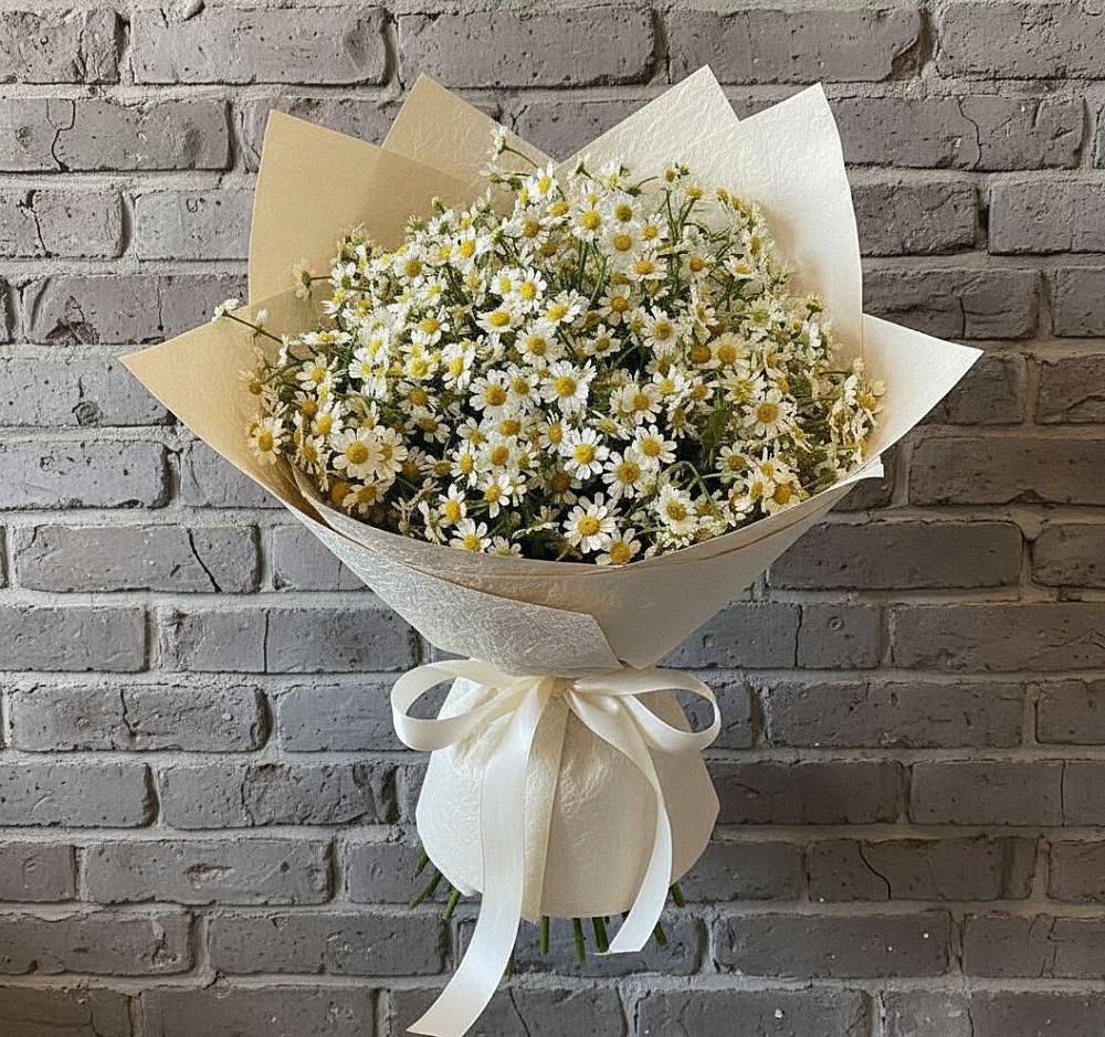 Букет цветов из: Ромашки в Октябрьский Волгоградской области