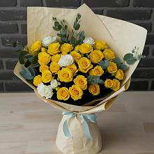 Букет цветов из:  Розы в Октябрьский Волгоградской области