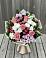 Букет цветов из: Альстромерии, Гвоздики, Розы и Хризантемы в Октябрьский Волгоградской области