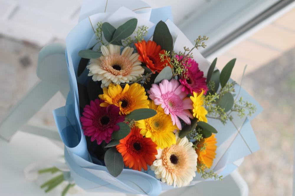 Букет цветов из: Герберы в Октябрьский Волгоградской области