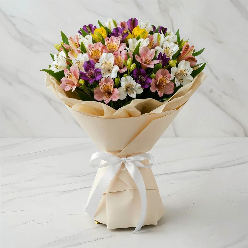 Букет цветов из: Альстромерии в Октябрьский Волгоградской области