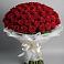 Букет 101 Красная роза Блэк Мэджик в Октябрьский Волгоградской области