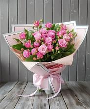 Букет Розовый кустик в Октябрьский Волгоградской области
