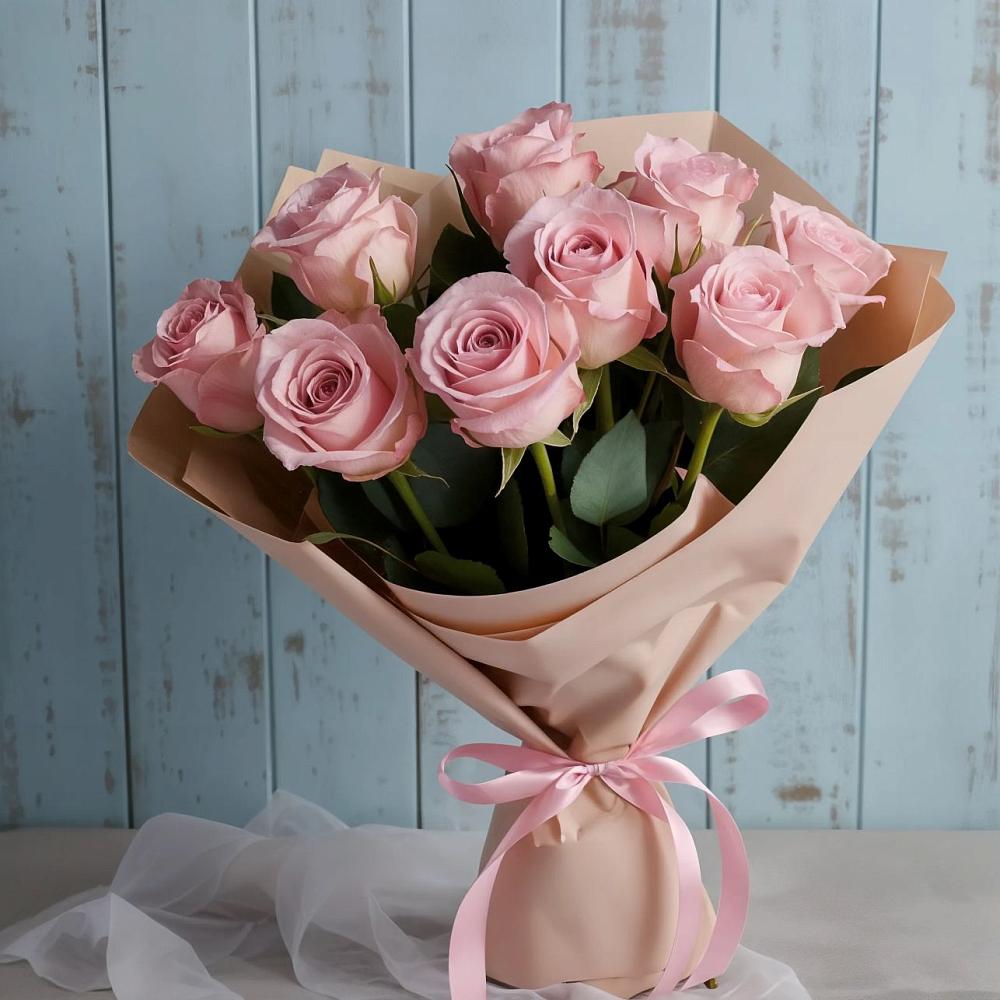 Букет цветов из: Розы в Октябрьский Волгоградской области