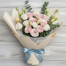 Букет цветов из:  Лизиантусы в Октябрьский Волгоградской области