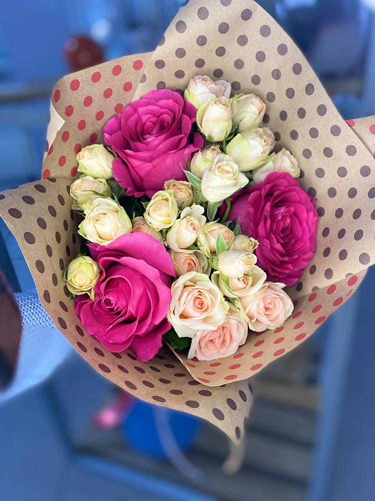 Букет цветов из: Розы в Октябрьский Волгоградской области