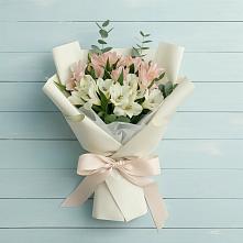 Букет цветов из:  Альстромерии в Октябрьский Волгоградской области