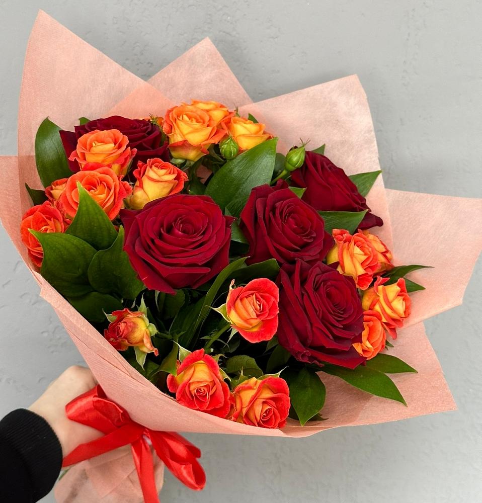 Букет Любовь и восторг в Октябрьский Волгоградской области