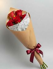 Букет цветов из:  Розы в Октябрьский Волгоградской области