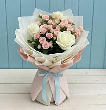 Букет цветов из:  Розы в Октябрьский Волгоградской области