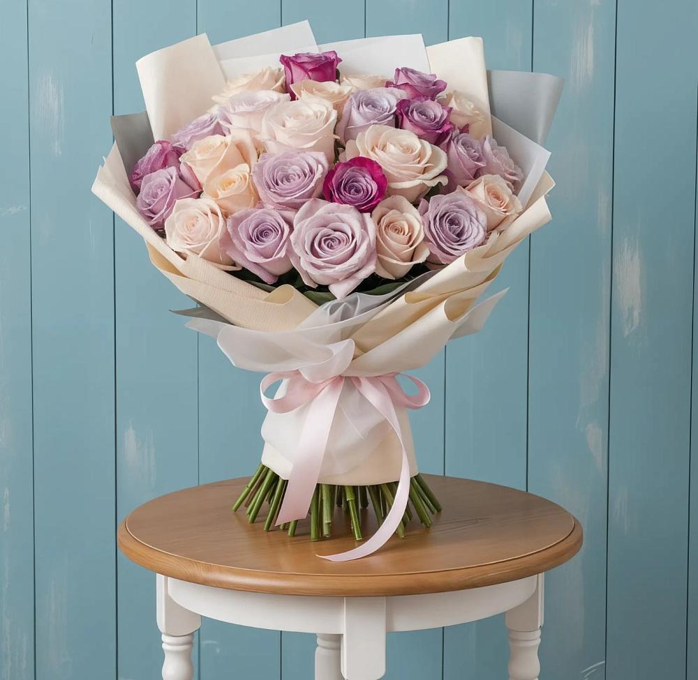 Букет цветов из: Розы в Октябрьский Волгоградской области