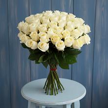 Букет 51 Белая роза Эдлесс Лав #REPLACE_PRED# Октябрьский Волгоградской области