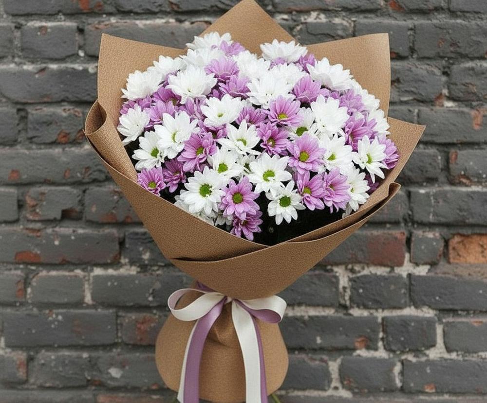 Букет цветов из: Хризантемы в Октябрьский Волгоградской области