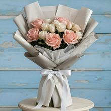 Букет цветов из:  Розы в Октябрьский Волгоградской области