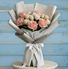 Букет цветов из:  Розы в Октябрьский Волгоградской области