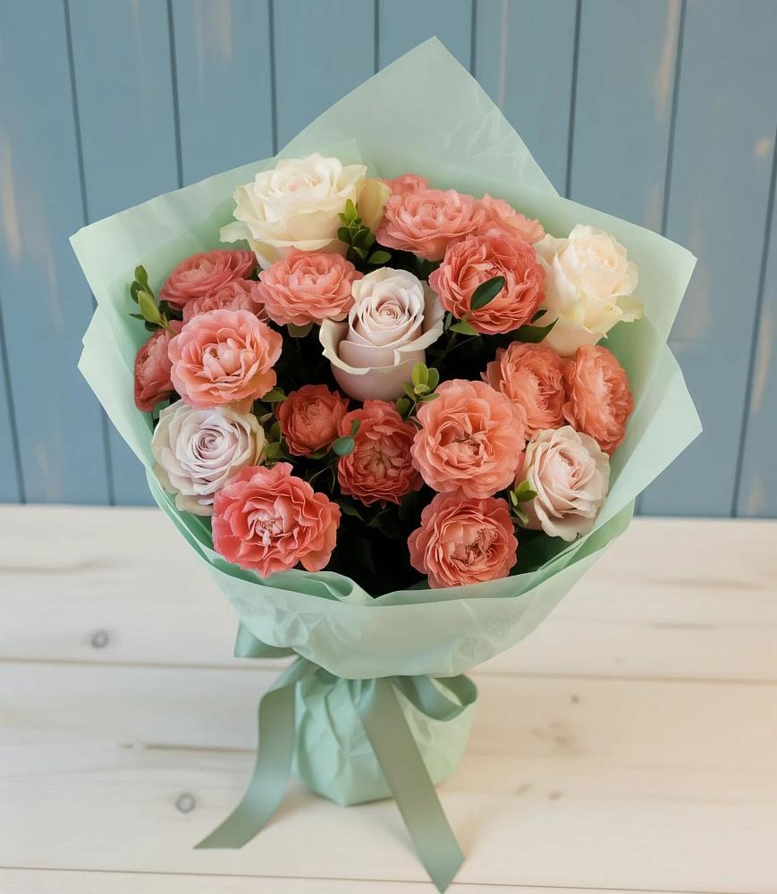 Букет цветов из: Розы в Октябрьский Волгоградской области