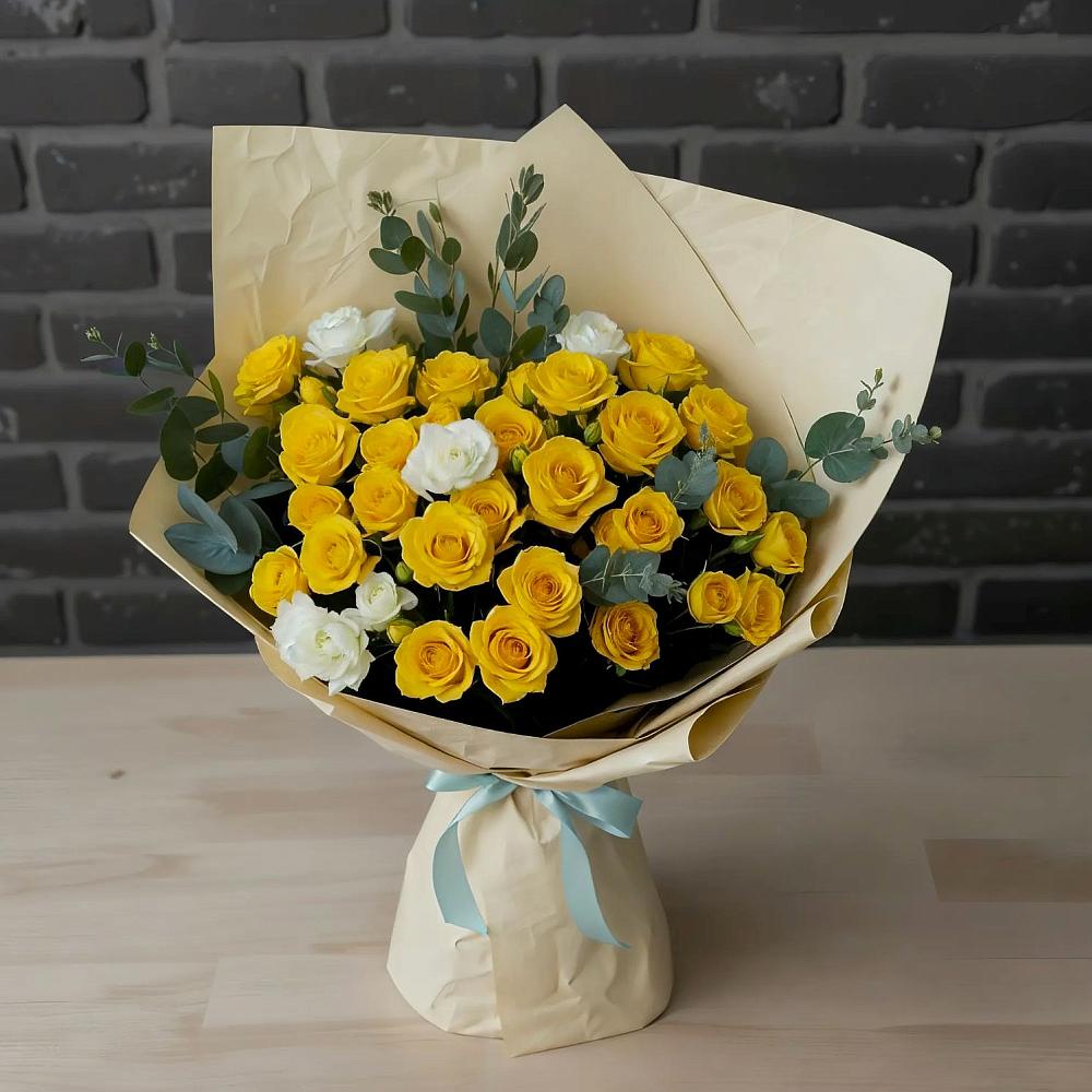 Букет цветов из: Розы в Октябрьский Волгоградской области