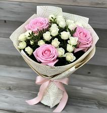 Букет цветов из:  Розы в Октябрьский Волгоградской области