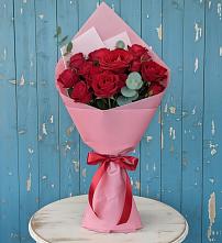 Букет цветов из:  Розы в Октябрьский Волгоградской области