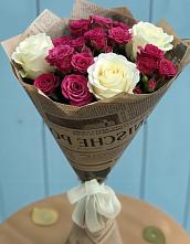 Букет цветов из:  Розы в Октябрьский Волгоградской области