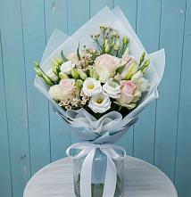 Букет цветов из:  Розы и Лизиантусы #REPLACE_PRED# Октябрьский Волгоградской области