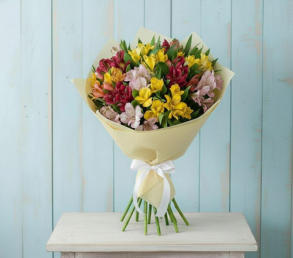 Букет цветов из: Альстромерии в Октябрьский Волгоградской области