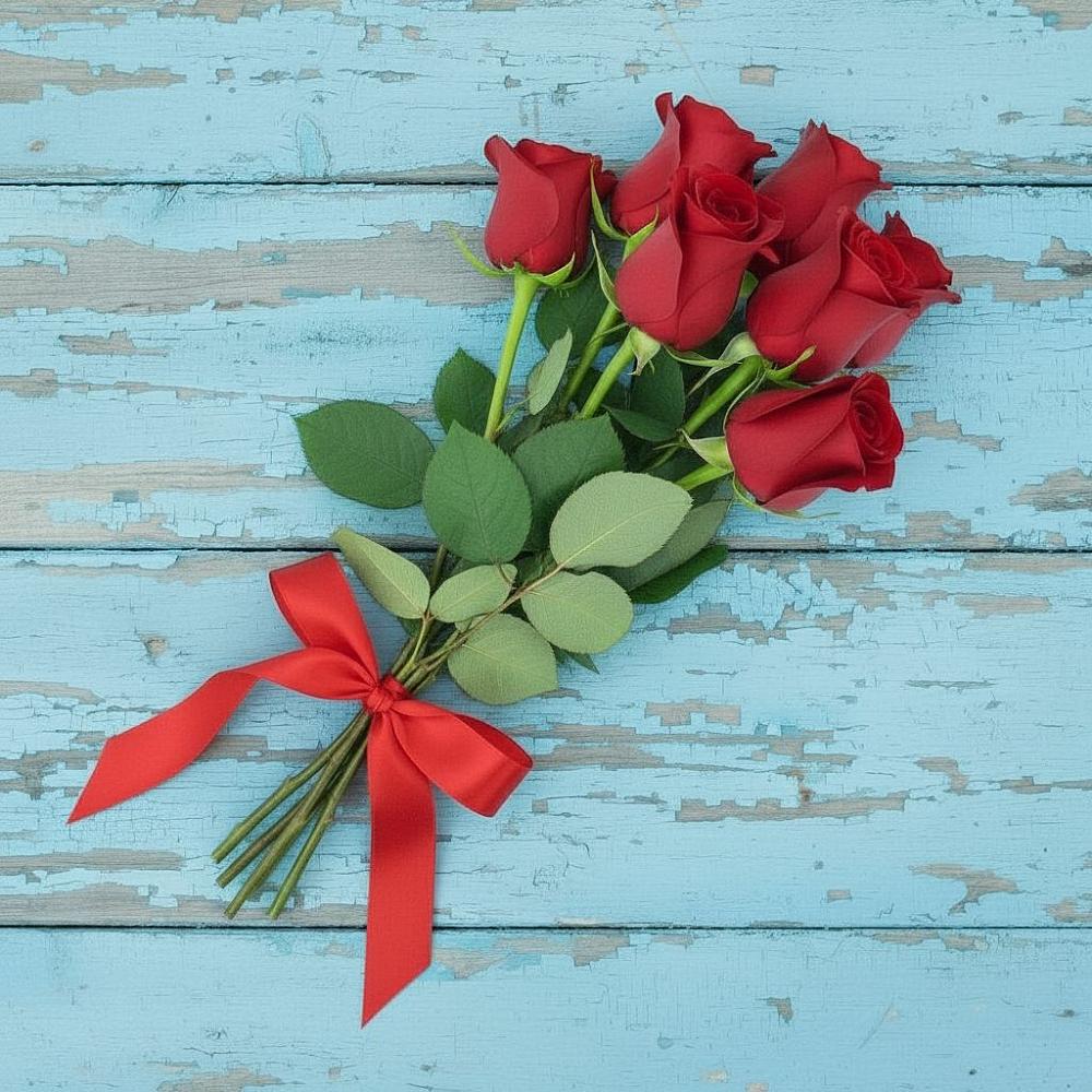 Букет Красные розы в Октябрьский Волгоградской области