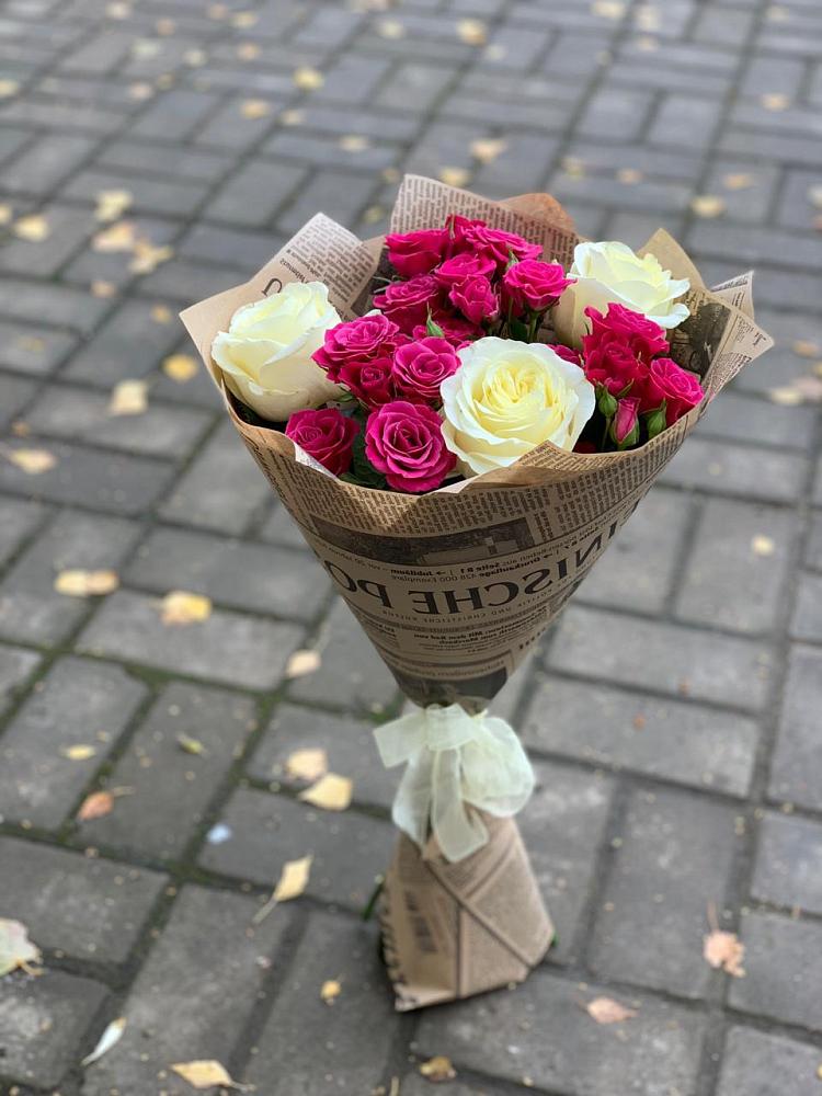 Букет цветов из: Розы в Октябрьский Волгоградской области