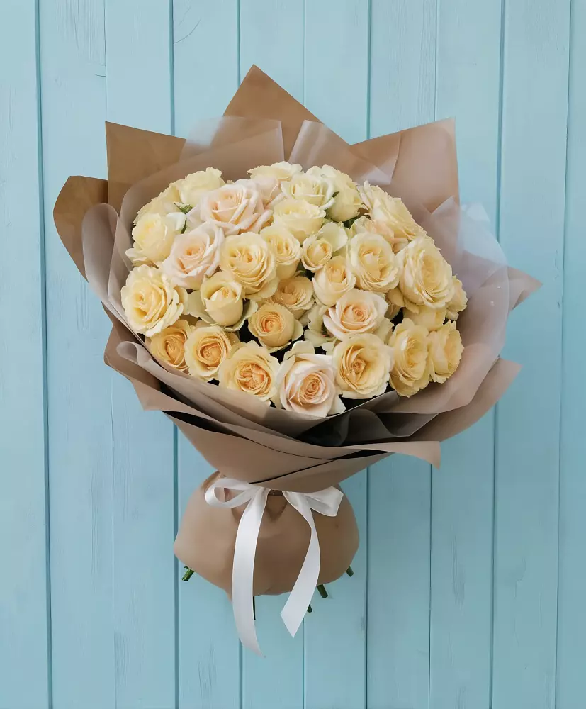 Букет Кремовое облако в Октябрьский Волгоградской области