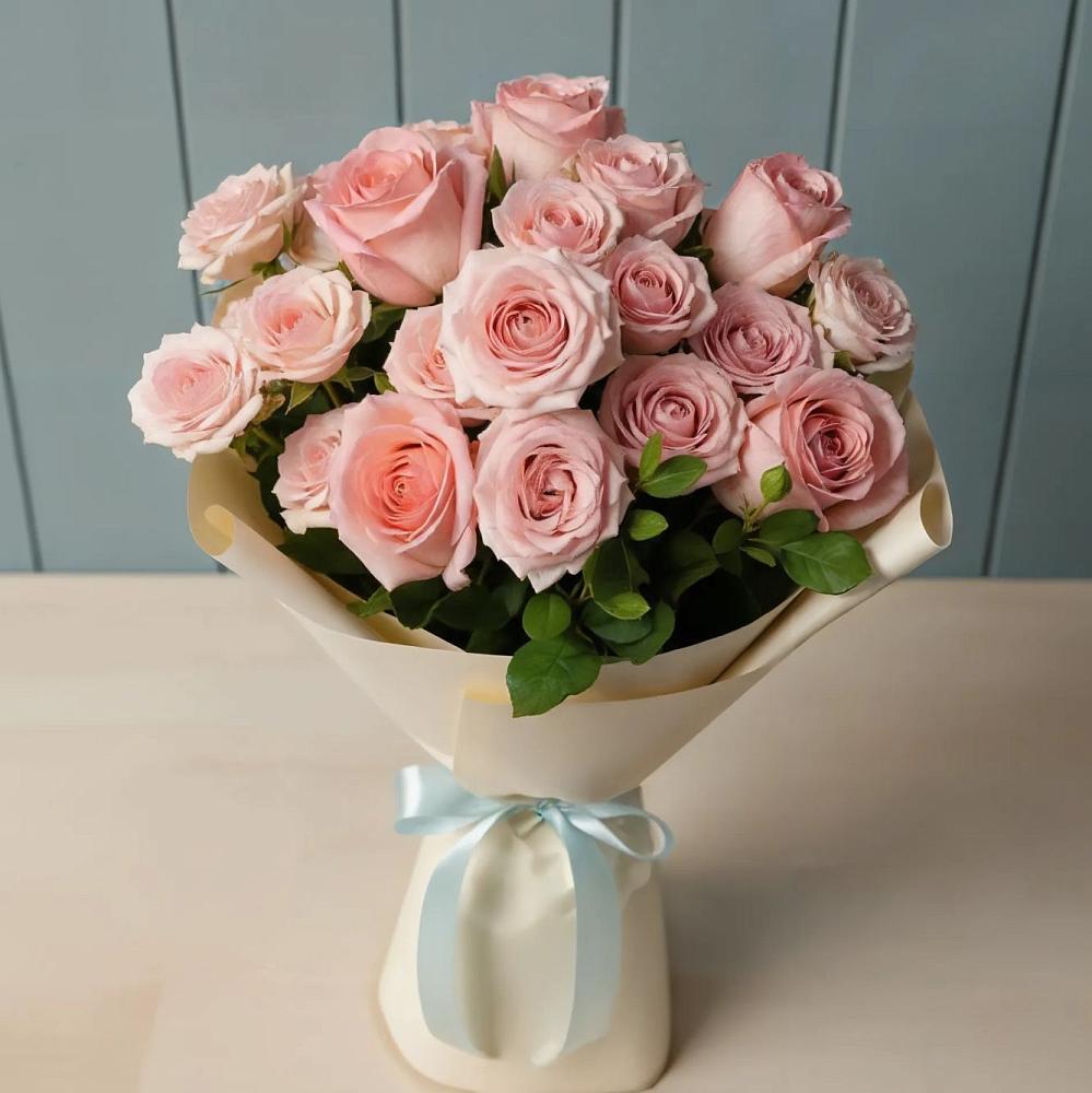 Букет Розовый шарм в Октябрьский Волгоградской области