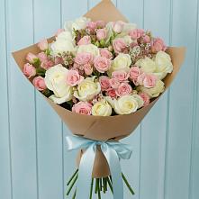 Букет цветов из:  Розы в Октябрьский Волгоградской области