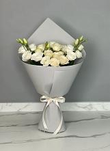 Букет цветов из:  Розы и Лизиантусы в Октябрьский Волгоградской области